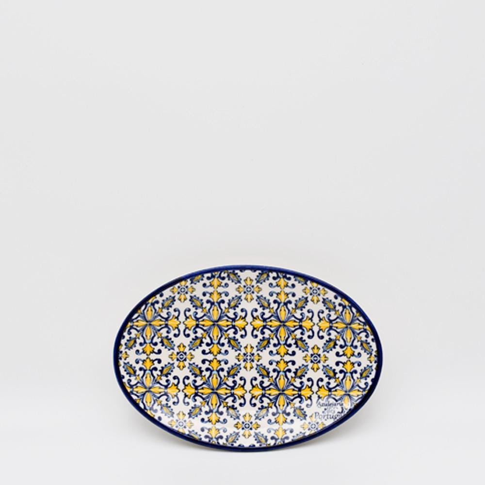 Tradicional I Ceramic Serving Dish - Yellow - 8.3"