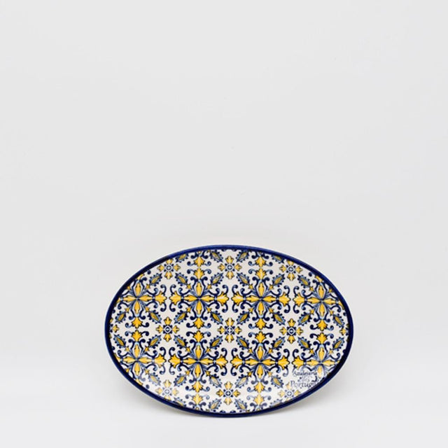 Tradicional I Ceramic Serving Dish - Yellow - 8.3"