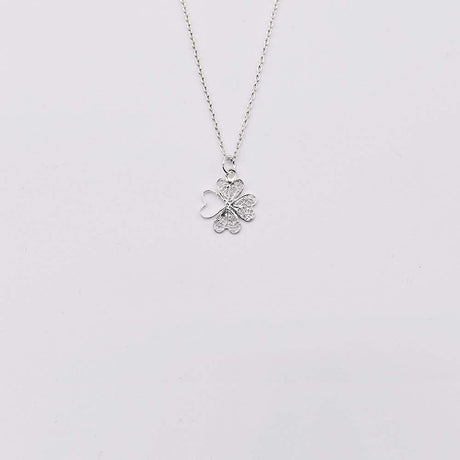 Trevo I Silver Filigree Necklace 0.1 oz