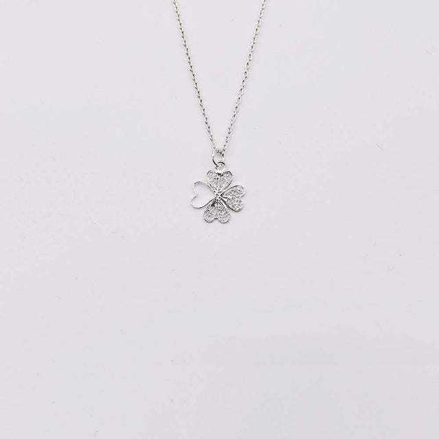 Trevo I Silver Filigree Necklace 0.1 oz