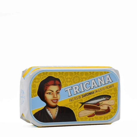 Tricana I Canned Boneless & Skinless Sardines in spicy olive oil
