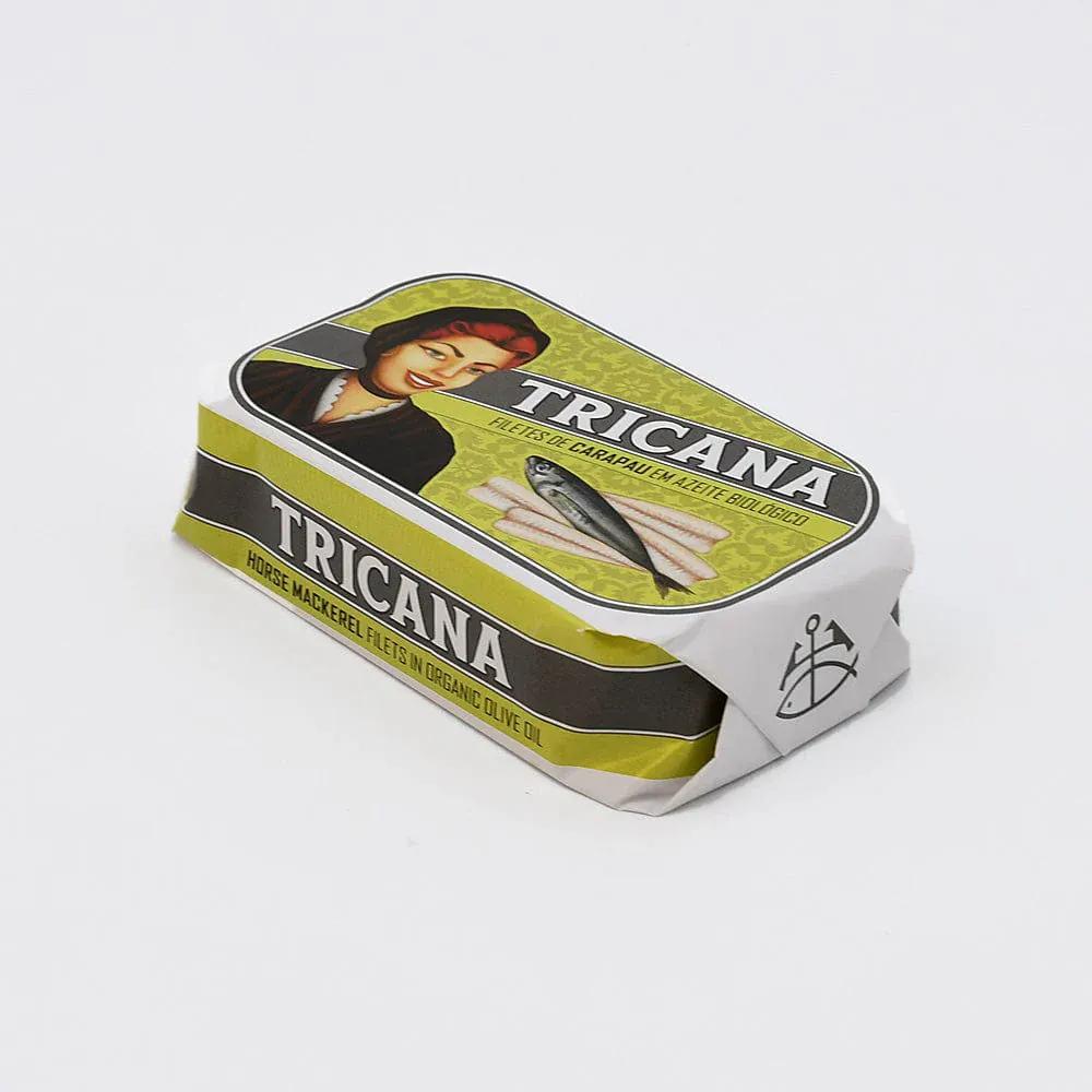 Tricana I Canned Horse Mackerel Filets in Organic Olive Oil