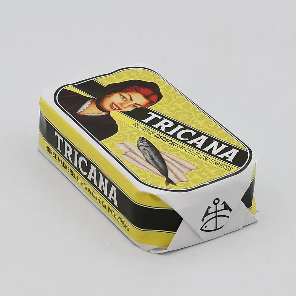 Tricana I Canned Horse Mackerel in Olive Oil and Garlic