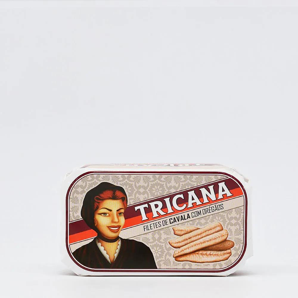 Tricana I Canned Mackerel Filets in olive oil with Oregano