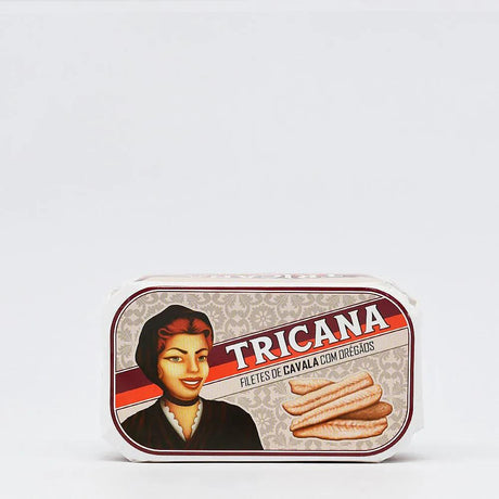 Tricana I Canned Mackerel Filets in olive oil with Oregano