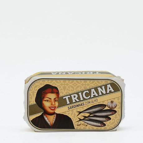 Tricana I Canned Sardines in Olive Oil with Garlic
