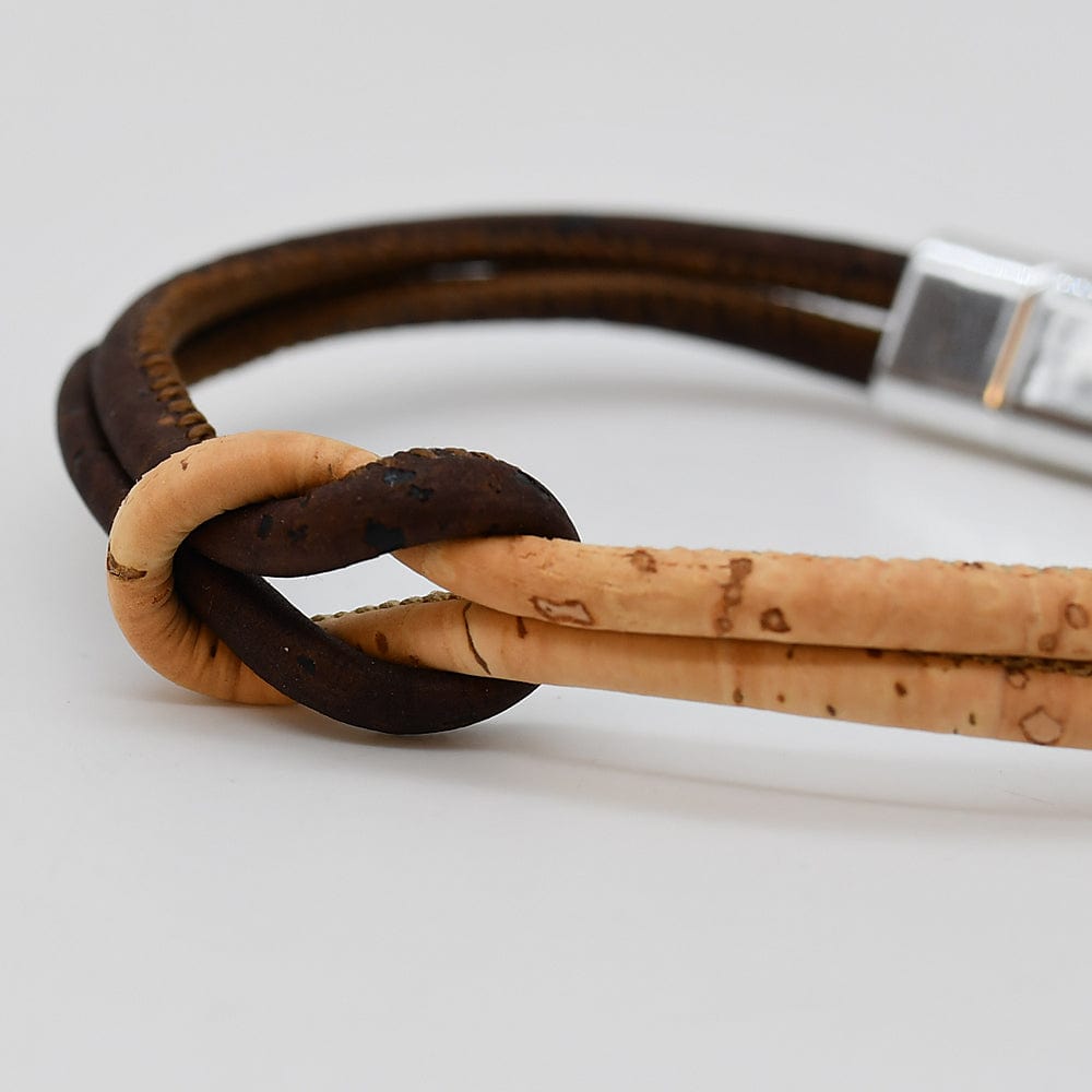 Two-tone Cork Bracelet