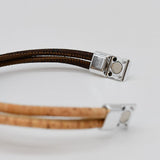 Two-tone Cork Bracelet