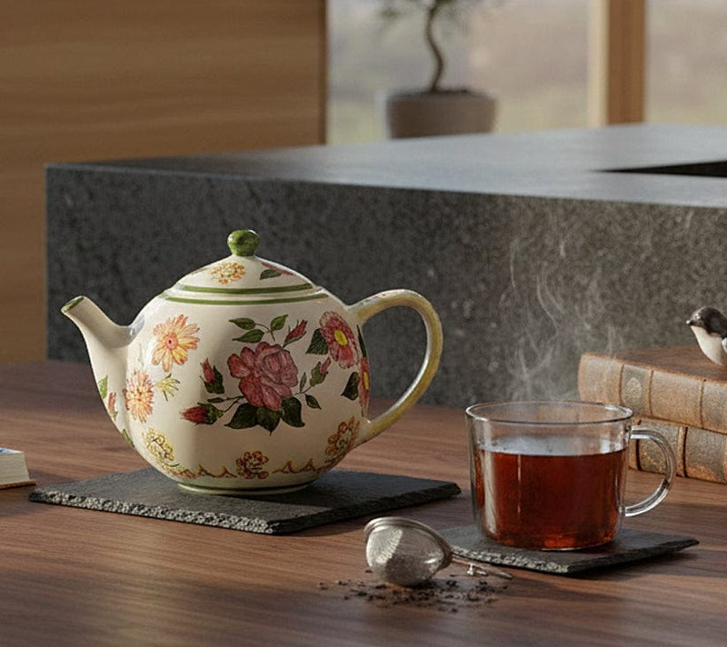 Viana I Hand-painted Teapot