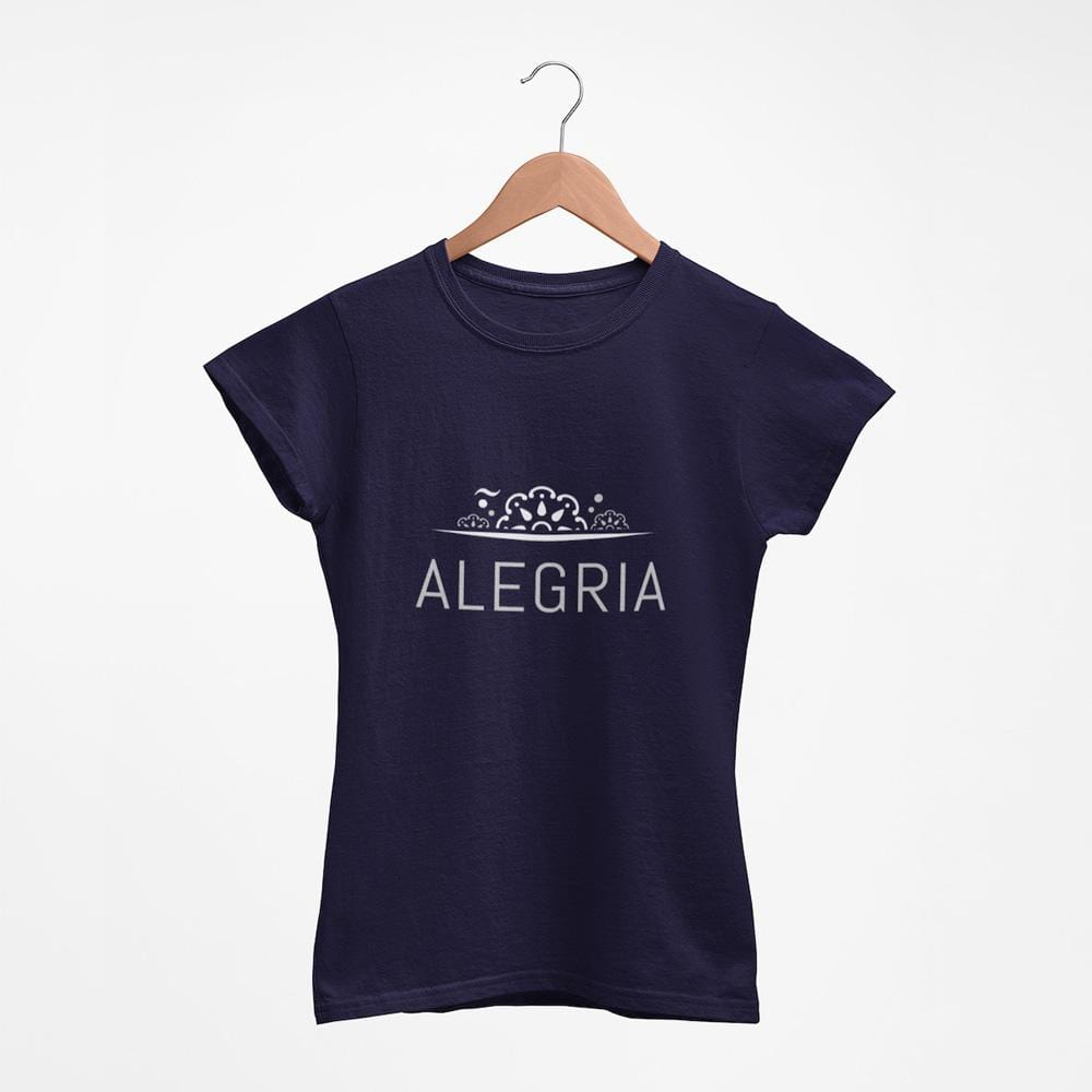 Alegria I Women's T-shirt - Navy Blue from Portugal