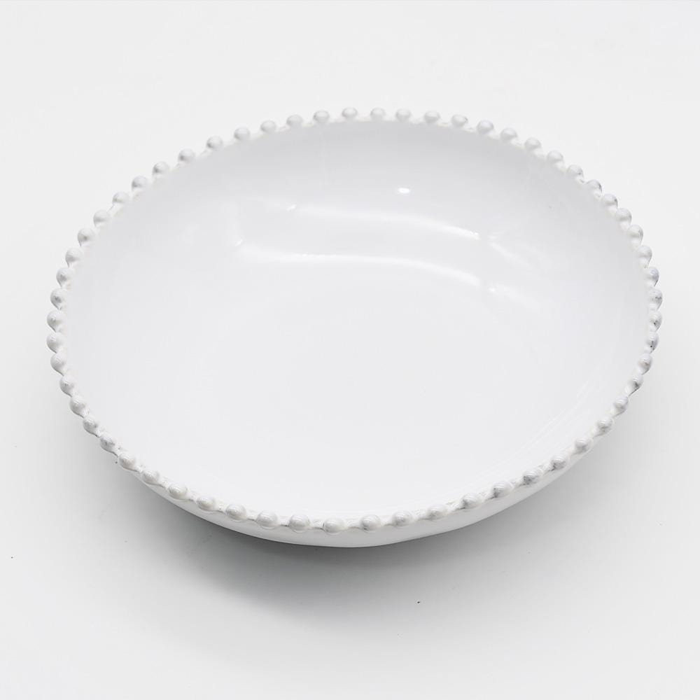 Pearl I Stoneware Deep Plate - 9.4'' - Luisa Paixao | USA