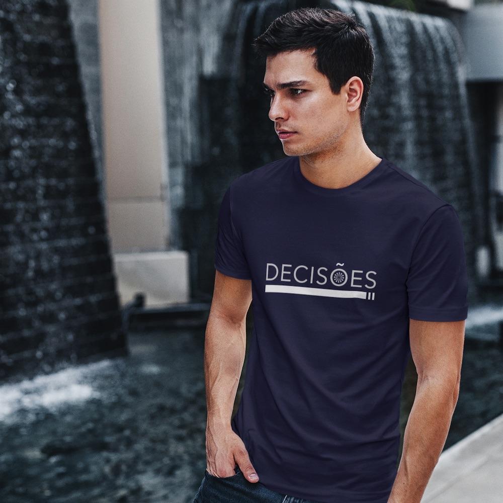 Decisões I Unisex T-shirt - Navy Blue - Luisa Paixao | USA