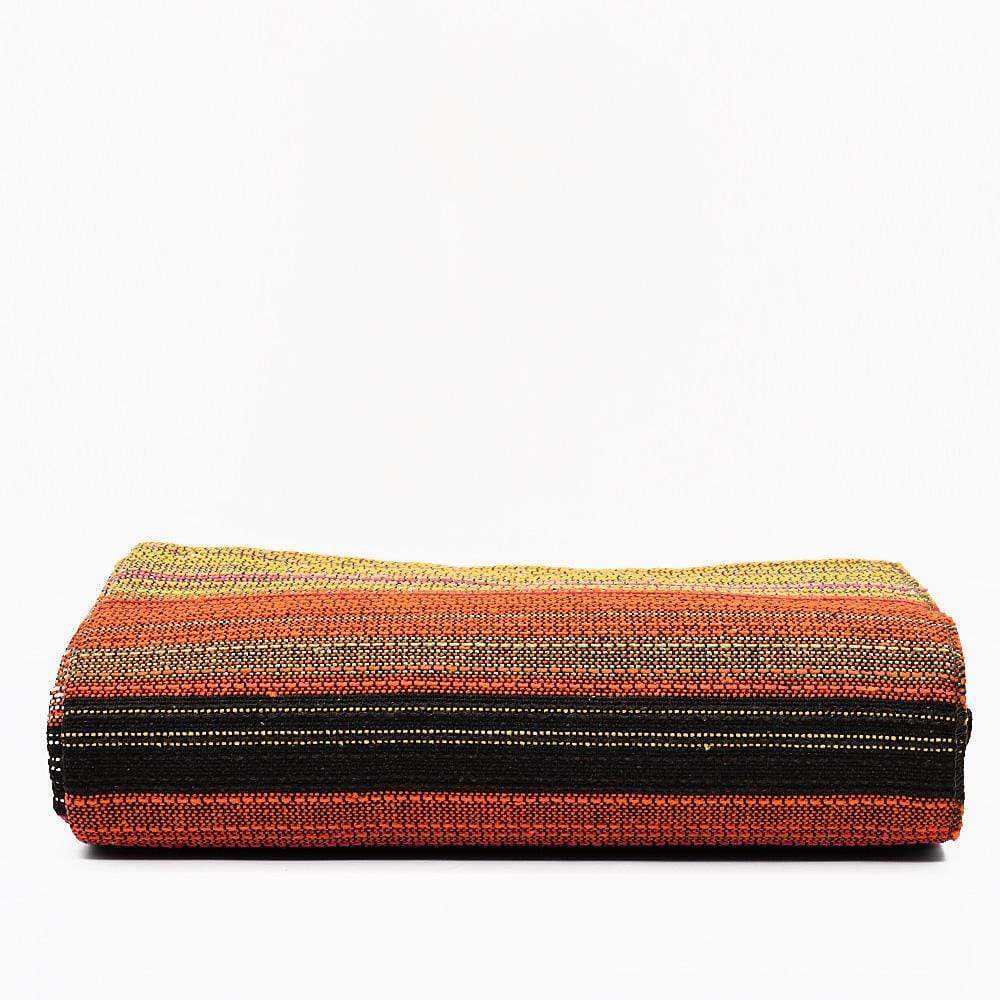 Fine cotton carpet 210x150 - Orange from Portugal