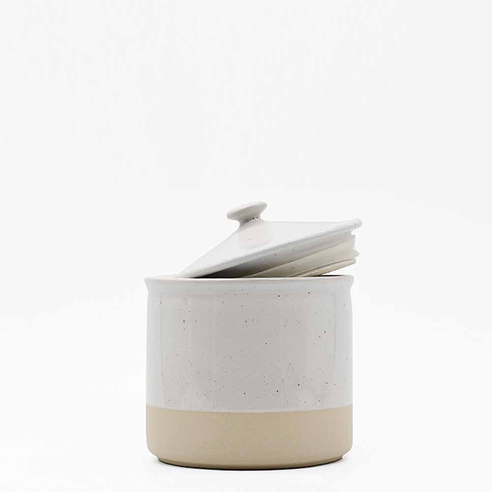 Fine stoneware kitchen Canister from Portugal